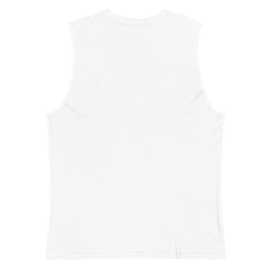 White Minimalistic Muscle Shirt